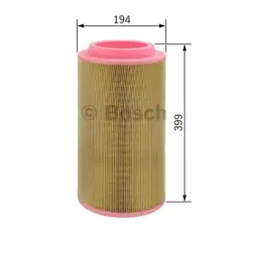 Air filter, primary. Фильтр воздушный, основной BOSCH F026400124