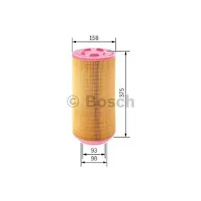 Фільтр повітряний, первинний. Air filter, primary BOSCH F026400252