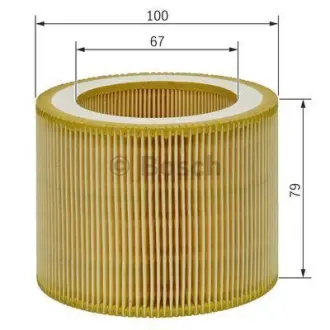 Air filter. Фильтр воздушный BOSCH F026400253