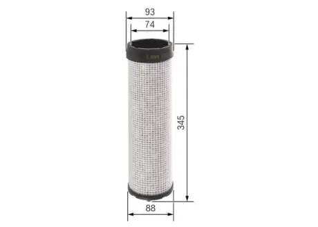 Air filter, by-pass. Фильтр воздушный, запасный BOSCH F026400333