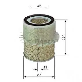 Air filter, finned. Фильтр воздушный с крыльчаткой BOSCH F026400337