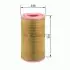 Air filter, primary. Фильтр воздушный, основной BOSCH F026400588 (фото 1)
