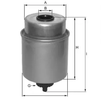Fuel filter, water separator, element. Фильтр топливный сепаратор, элемент BOSCH F026402055