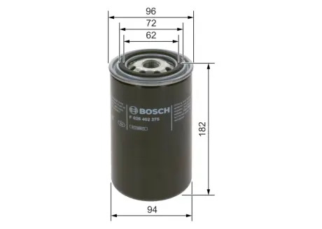 Паливний фільтр BOSCH F026402275