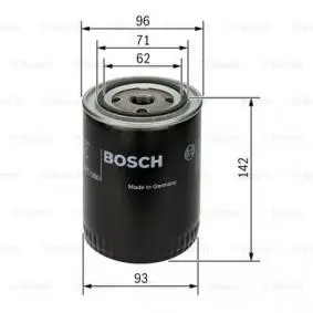 Oil filter, Spin-On. Фильтр масляный, накручиваемый BOSCH F026407121