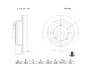 Тормозной диск BOSCH F026A05685 (фото 1)