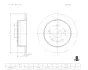 Тормозной диск BOSCH F026A09413 (фото 1)
