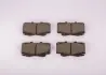 Комплект тормозных колодок, дисковый тормоз BOSCH F03B050039 (фото 5)