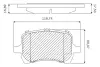 Комплект тормозных колодок, дисковый тормоз BOSCH F03B050152 (фото 7)