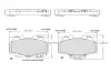Комплект тормозных колодок, дисковый тормоз BOSCH F03B150005 (фото 1)