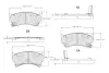 Комплект тормозных колодок, дисковый тормоз BOSCH F03B150037 (фото 1)