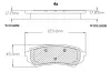 Комплект тормозных колодок, дисковый тормоз BOSCH F03B150056 (фото 1)