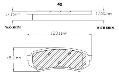 Комплект тормозных колодок, дисковый тормоз BOSCH F03B150056