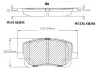 Комплект тормозных колодок, дисковый тормоз BOSCH F03B150105 (фото 1)