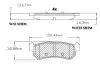 Комплект тормозных колодок, дисковый тормоз BOSCH F03B150138 (фото 1)