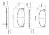 Комплект тормозных колодок, дисковый тормоз BOSCH F03B150214 (фото 1)