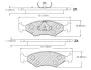 Комплект тормозных колодок, дисковый тормоз BOSCH F03B150253 (фото 1)
