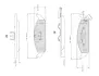 Комплект тормозных колодок, дисковый тормоз BOSCH F03B150254 (фото 1)