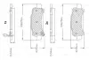 Комплект тормозных колодок, дисковый тормоз BOSCH F03B150286 (фото 1)