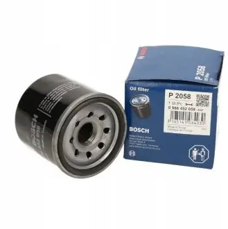Oil filter, Spin-On. Фильтр масляный, накручиваемый BOSCH P2058