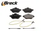 Комплект тормозных колодок, дисковый тормоз BRECK 212980070110 (фото 3)