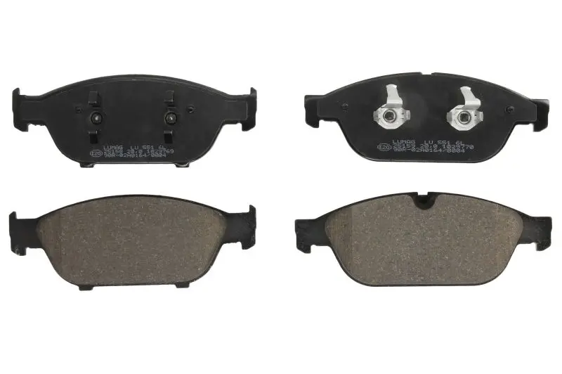 Brake pad set. Колодки гальмівні комплект BRECK 251580055100 (фото 1)