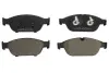Brake pad set. Колодки гальмівні комплект BRECK 251580055100 (фото 1)