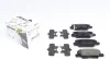 Brake pad set. Колодки гальмівні комплект BRECK 256880070200 (фото 1)