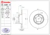 Гальмівний диск BREMBO 08308910 (фото 2)