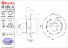 Диск BREMBO 08580344 (фото 2)
