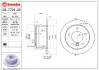 Гальмівний диск зад. W463 89- (258x97mm)(1шт/уп) BREMBO 08772420 (фото 2)