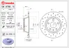 Гальмівний диск BREMBO 0897691X (фото 2)