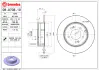 Диск BREMBO 08A70810 (фото 1)