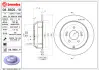 Гальмівний диск BREMBO 08B60510 (фото 1)