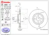 Гальмівний диск пер. Nemo 09-/Doblo 01-/Fiorino 07-/Linea 06- (284x44mm) BREMBO 09493911 (фото 1)