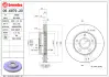 Диск BREMBO 09687920 (фото 2)