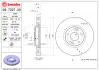 Диск BREMBO 09722720 (фото 2)