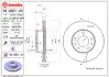 Гальмівний диск пер. Jumper/Ducato/Boxer 94- (280x68mm) BREMBO 09893121 (фото 2)