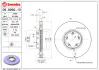 Гальмівний диск пер. Transit 00- (276x43mm) BREMBO 09896010 (фото 2)