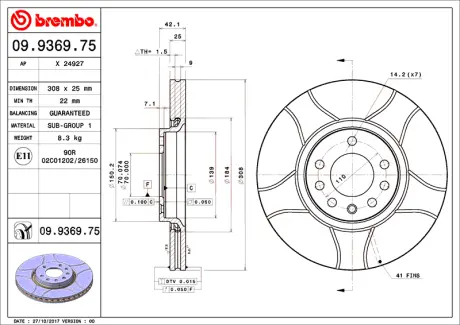 Brembo Max BREMBO 09936975