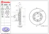 Гальмівний диск BREMBO 09A30410 (фото 2)
