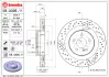 Гальмівний диск BREMBO 09A32611 (фото 1)
