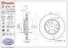 Гальмівний диск BREMBO 09A72714 (фото 1)