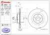 Гальмівний диск BREMBO 09A92111 (фото 1)