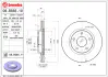 Гальмівний диск BREMBO 09B56511 (фото 2)