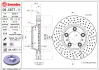 Диск гальмівний BREMBO 09C87711 (фото 2)
