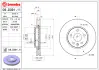 Гальмівний диск BREMBO 09D39111 (фото 1)