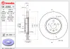 Гальмівний диск BREMBO 09D39211 (фото 1)