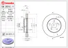 Гальмівний диск BREMBO 09D51011 (фото 2)