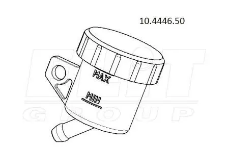 Бачок гальмівної рідини BREMBO 10444650